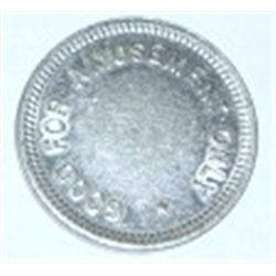 VINTAGE AMUSEMENT COIN *RARE HARD TO FIND*!! COIN CAME OUT OF SAFE BOX!!