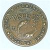 Image 1 : VINTAGE USHERS *PISES* COIN *RARE-HARD TO FIND*!! COIN CAME OUT OF SAFE BOX!!