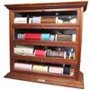 Image 1 : Oak Ribbon Store Display Cabinet