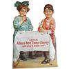 Image 1 : Allen's Red Tame Cherry Co. Die Cut Tin Sign