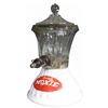 Image 1 : Moxie Milk & Pressed Glass Syrup Dispenser