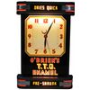 Image 1 : O'Brien's T.T.D. Enamel Light Up Clock