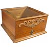 Image 1 : Beveled Glass Oak Showcase