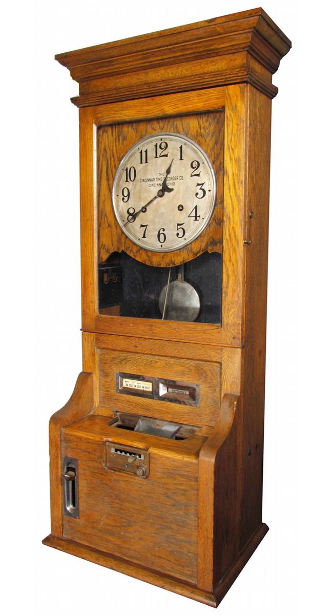Cincinnati Time Recorder Co. Time Clock