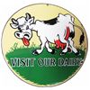 Image 1 : Visit Our Dairy Porcelain Sign