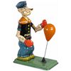 Image 1 : J. Chein Popeye Bag Puncher Tin Wind Up Toy