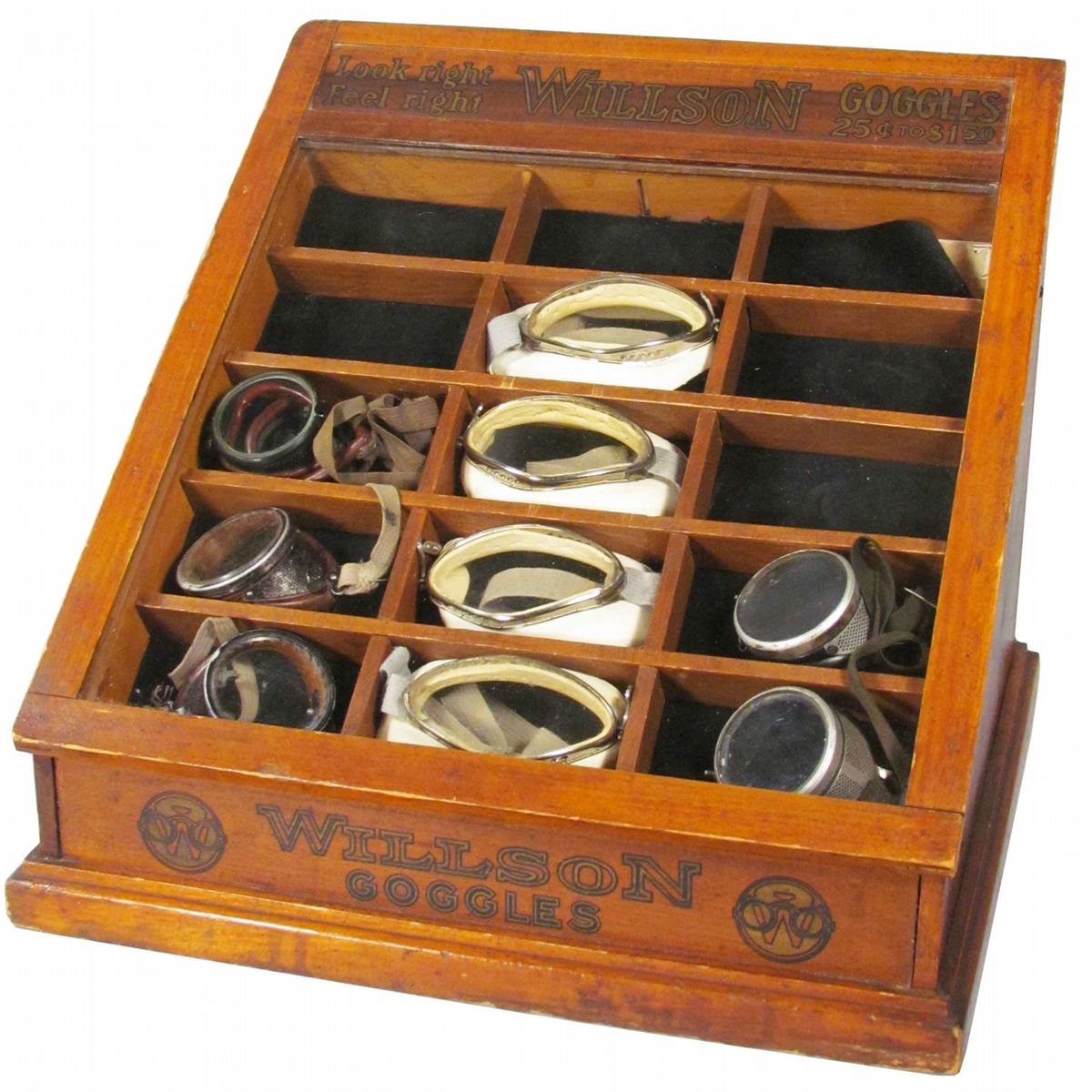 Wilson Display Wilson Goggles Store Display Case