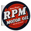 Image 1 : R.P.M. Motor Oil Porcelain Flange Sign