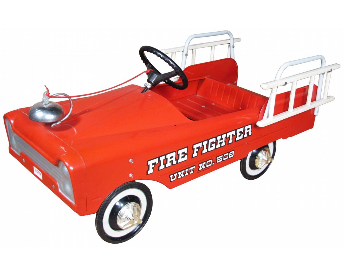 1960's AMF Firefighter Ladder Truck Pedal Car