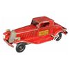 Image 1 : Pressed Steel Fire Chief Coupe Wind Up Toy