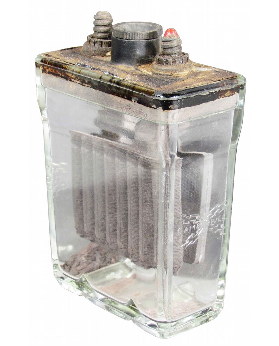 Gamewell Battery Glass Jar