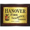 Image 1 : Hanover Fire Insurance Company Brass Sign