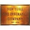 Image 1 : New York Fire Insurance Company Bldg. Sign