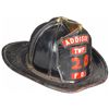 Image 1 : Leather Fire Helmet, Addison Twp.
