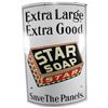 Image 1 : Star Soap Curved Corner Porcelain Sign