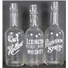 Image 1 : Three Back Bar Bottles