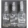 Image 1 : Three Enameled Back Bar Bottles