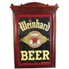 Image 1 : Rare Weinhard Beer Porcelain Sign