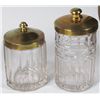 Image 1 : Two Glass Tobacco Humidors
