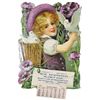 Image 1 : 1925 Embossed Die Cut Calendar