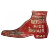 Image 1 : Peerless Shoe Repair Wood Trade Sign