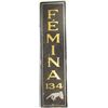 Image 1 : Fe'mina Wood Outdoor Sand Sign