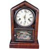 Steeple Top Wood Mantle Clock