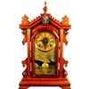 Eastlake Style Wood Mantle Clock