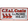 Image 1 : C.F. & I. Coals Porcelain Sign