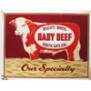 Image 1 : Ruchti Bros. Baby Beef Porcelain Sign