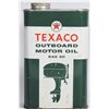 Image 1 : Texaco Outboard Motor Oil Quart Tin
