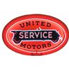 Image 1 : Rare United Motors Porcelain Neon Can Sign