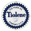 Rare Tiolene Porcelain Sign