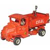 Large Arcade Toys Cast Iron Coal Truck