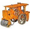 Huber Toy Co. Orange Steam Roller