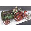 Image 1 : Cast iron Tractor with Dump Rake