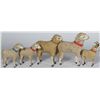 Image 1 : Five "Putz" Toy Sheep