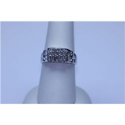 22.30 CTW CZ RING .925 STERLING SILVER