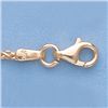 Image 1 : Genuine 16" 14k  Gold-Yellow  1.5mm Wheat Chain 4.8g