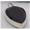 Image 1 : NATURAL 158.20 CTW SAPPHIRE PEARSHAPE PENDANT .925 STER