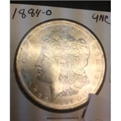 1884-O MORGAN SILVER DOLLAR MS-63