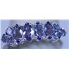 Image 1 : 10.20 CTW TANZANITE RING .925 STERLING SILVER
