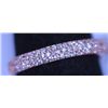 Image 1 : ROSED SILVER AND CZ RING