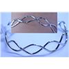 Image 1 : INFINITY STYLE WHITE BRASS BANGLE