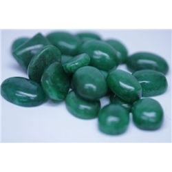 221.60 CTW AFRICAN EMERALD CABUSHION LOOSE STONES