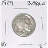 Image 1 : 1929 BUFFALO NICKEL RED BOOK VALUE IS $2.00+ NICE EARLY VERY GOOD GRADE COIN NICKEL CAME OUT OF SAFE