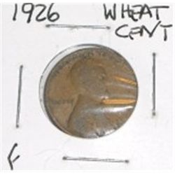 1926 LINCOLN WHEAT CENT *RARE EARLY FINE GRADE*!! PENNY CAME OUT OF SAFE!!