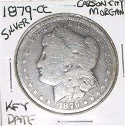 1879-CC CARSON CITY MORGAN SILVER DOLLAR *EXTREMELY RARE KEY DATE* SILVER DOLLAR CAME OUT OF SAFE!!