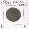 Image 1 : 1880 INDIAN HEAD PENNY RED BOOK VALUE IS $12.00+ *RARE FINE+ GRADE*!! PENNY CAME OUT OF SAFE!!