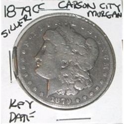 1879-CC VERY RARE CARSON CITY SILVER MORGAN DOLLAR *RARE KEY DATE-LOOK AT PICTURE TO DETERMINE GRADE